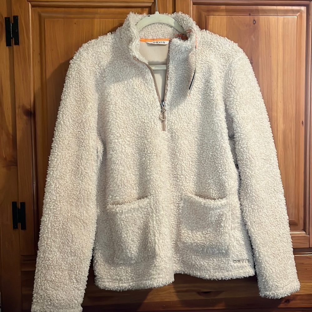 Orvis Cream Sherpa Pullover